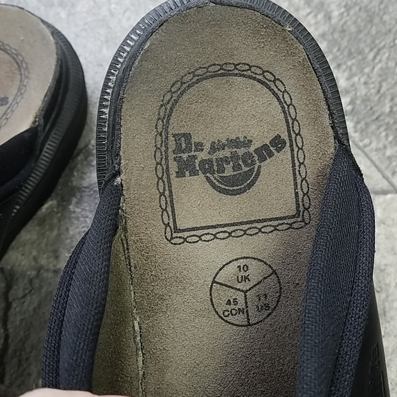 Dr. Martens Black and Orange Sandals